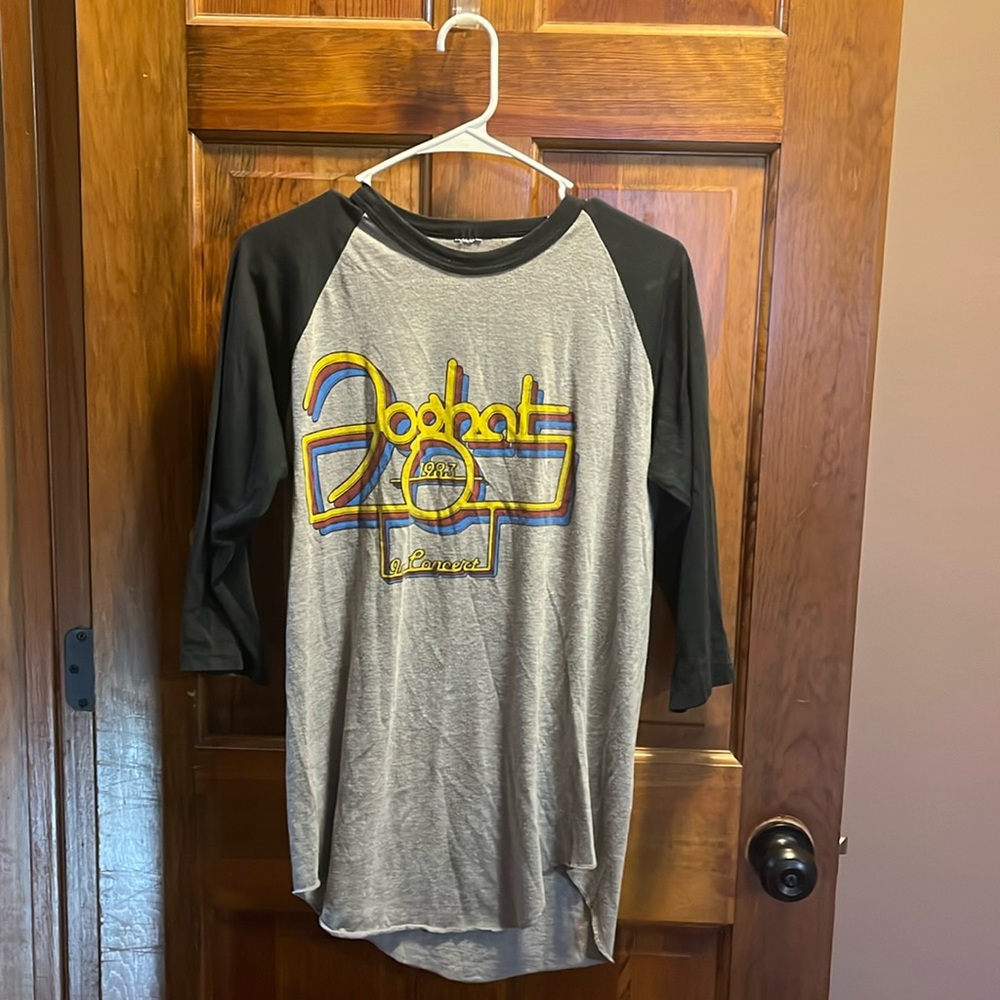 Vintage 80s Foghat Band Concert Tour T shirt Size S